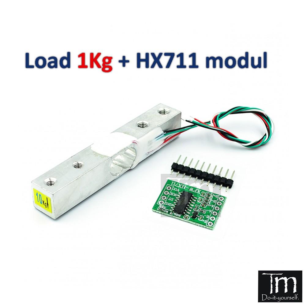 Cảm Biến Loadcell 1/5/10/20Kg Kèm Modul HX711 ADC 24bit