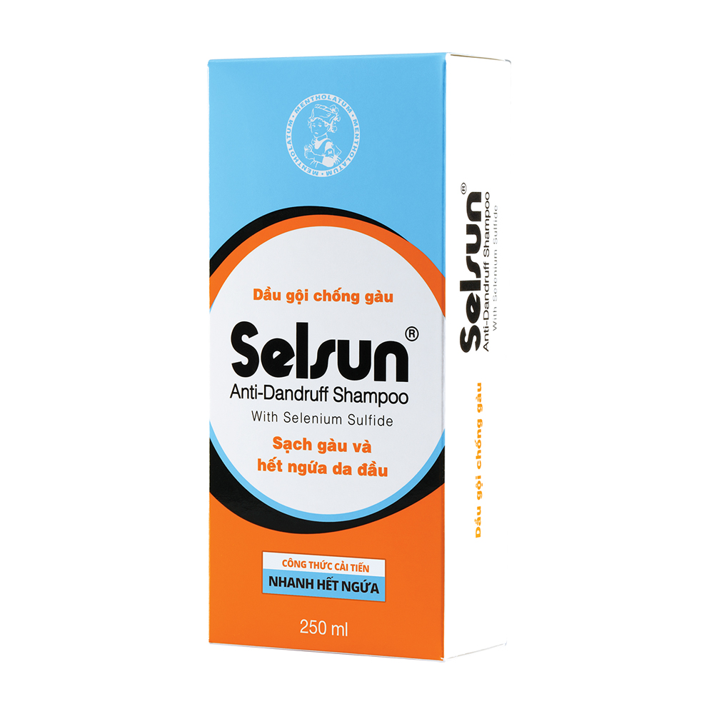 Dầu gội Selsun hỗ trợ giảm ngứa dành cho da đầu gàu 1%
