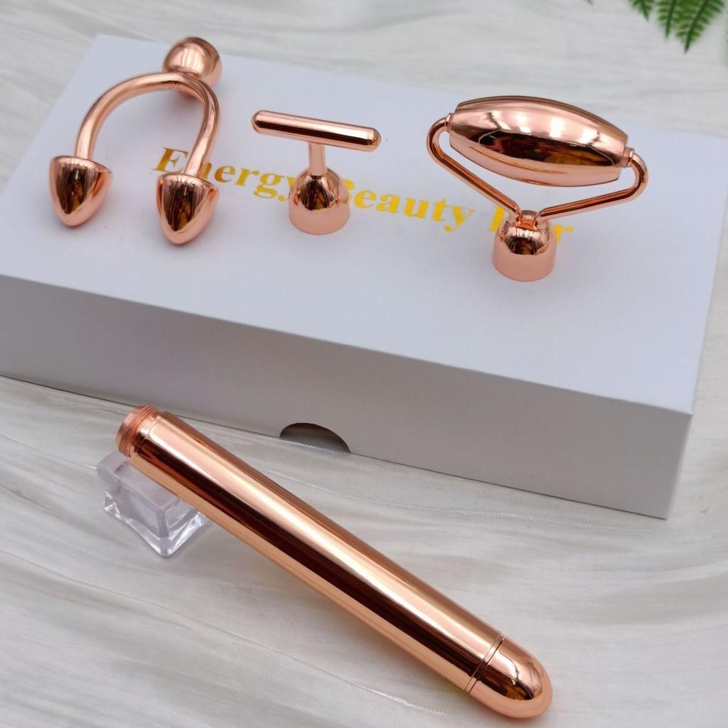 (Có Pin Sẵn) Cây massage mặt nâng cơ (Nhận hàng sau 1-3 ngày) săn da mặt giảm nếp nhăn &amp; Máy Mát Xa Mắt Mini