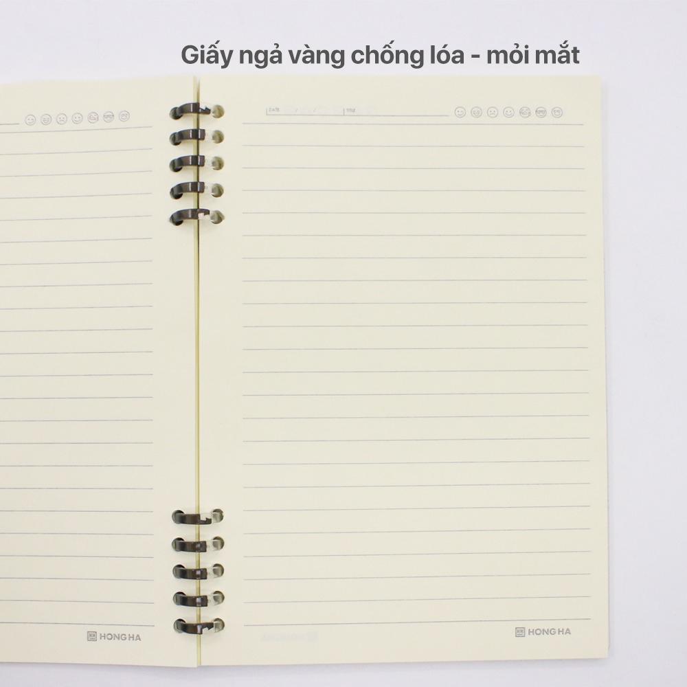 Sổ Lò Xo Bìa Nhựa Basic A5 - 160 Trang 80gsm - Hồng Hà 6744