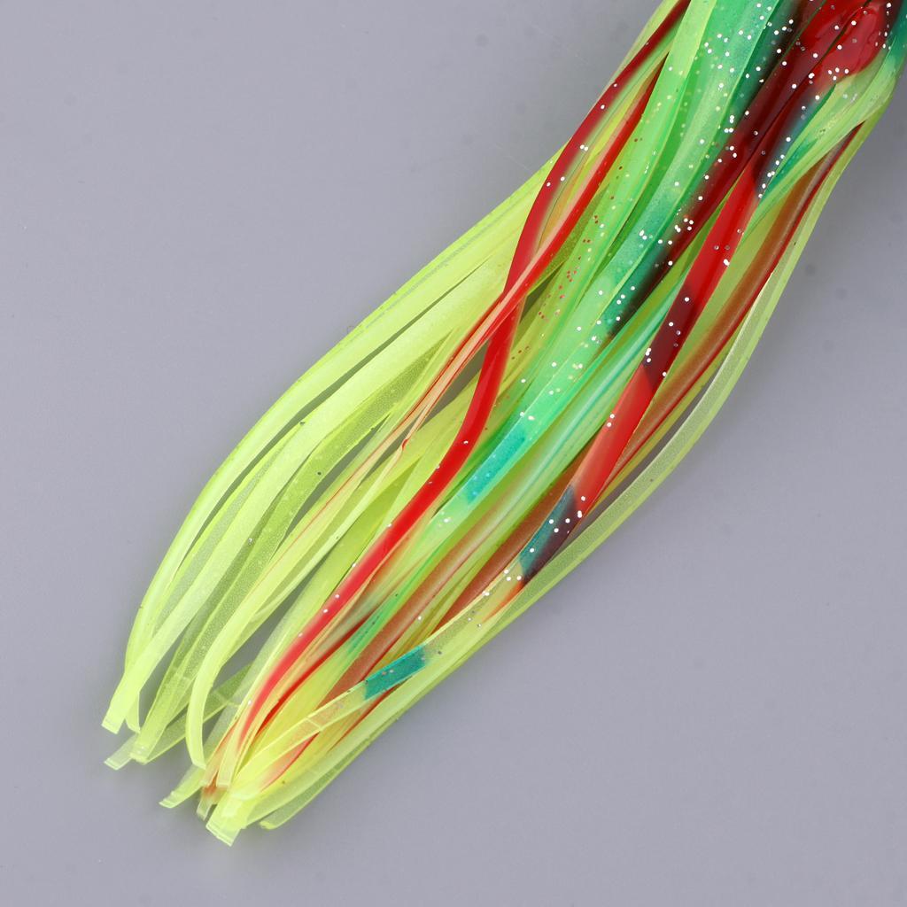 6pcs Squid Skirt Fishing Lure Octopus Tuna Baits Sea Trolling Fishing 16.5cm/50g