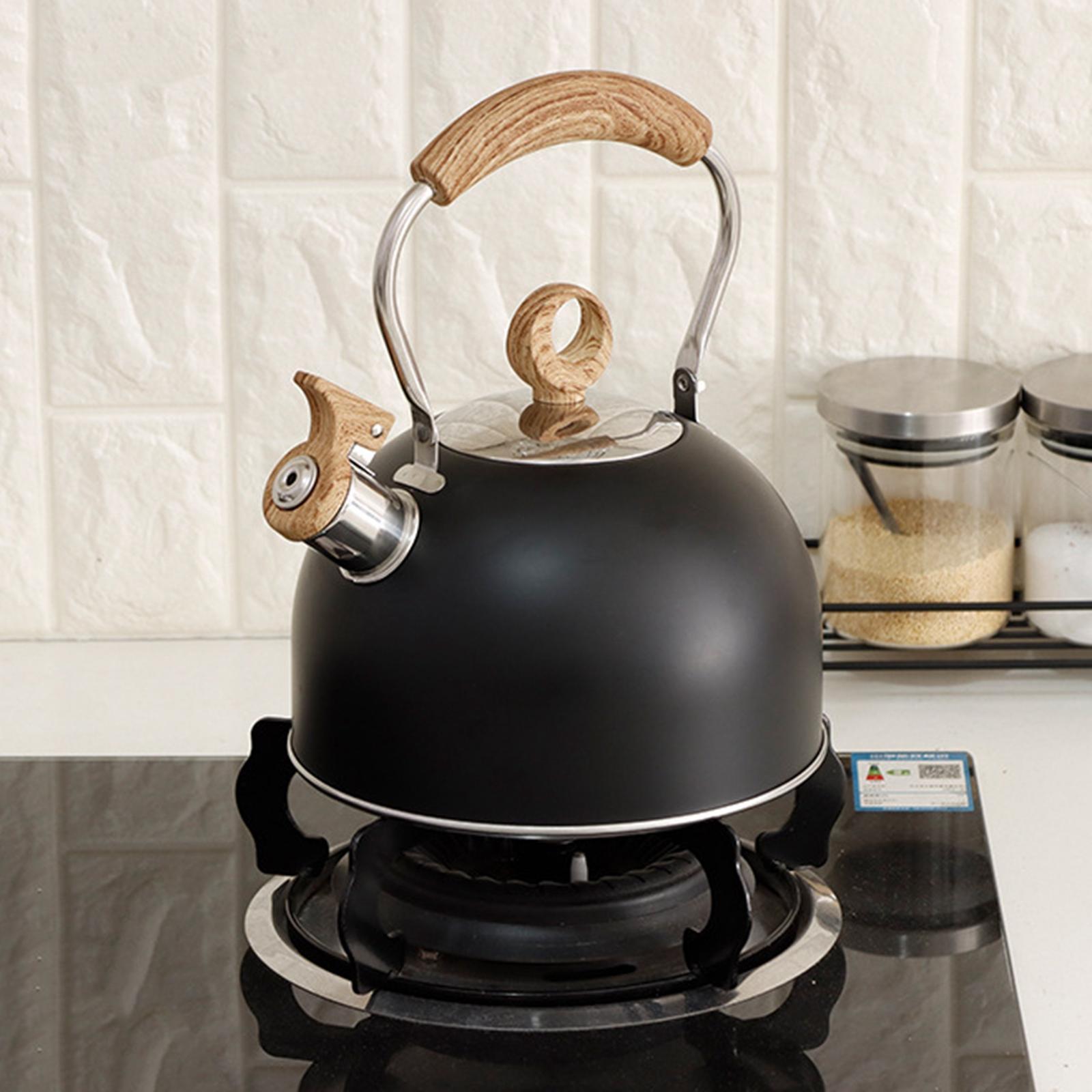 Stainless Steel Tea Kettle Stovetop Whistling Tea Kettle for Electric Pottery Stove
