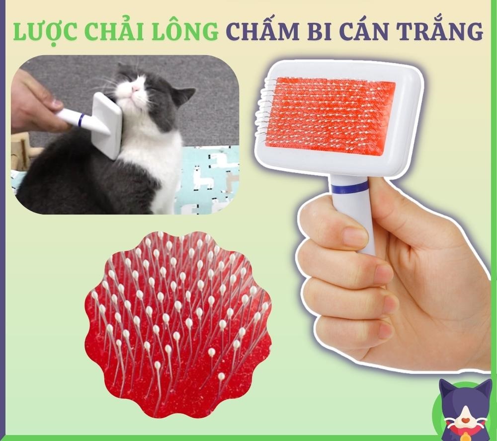 Lược chải lông cho chó mèo, giúp lấy sạch lông thừa của thú cưng - HENRYSA