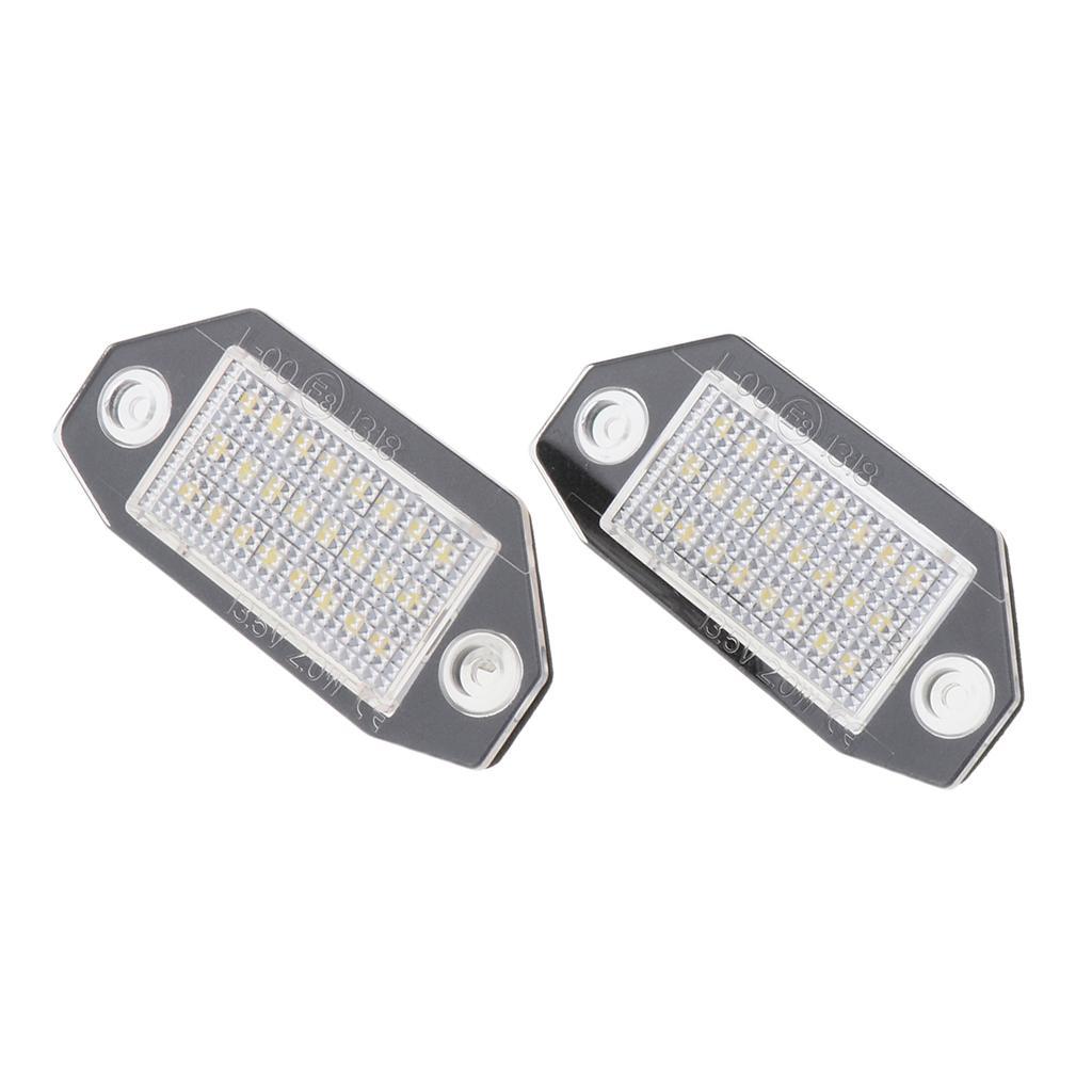 2 Pack Truck LED Tail Lamp Rear Number  Light Bulbs For