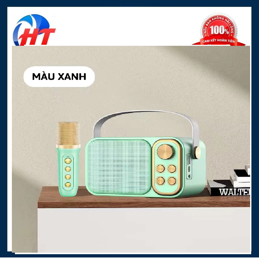 LOA KARAOKE MINI KÈM MIC KHÔNG DÂY YS103-HT