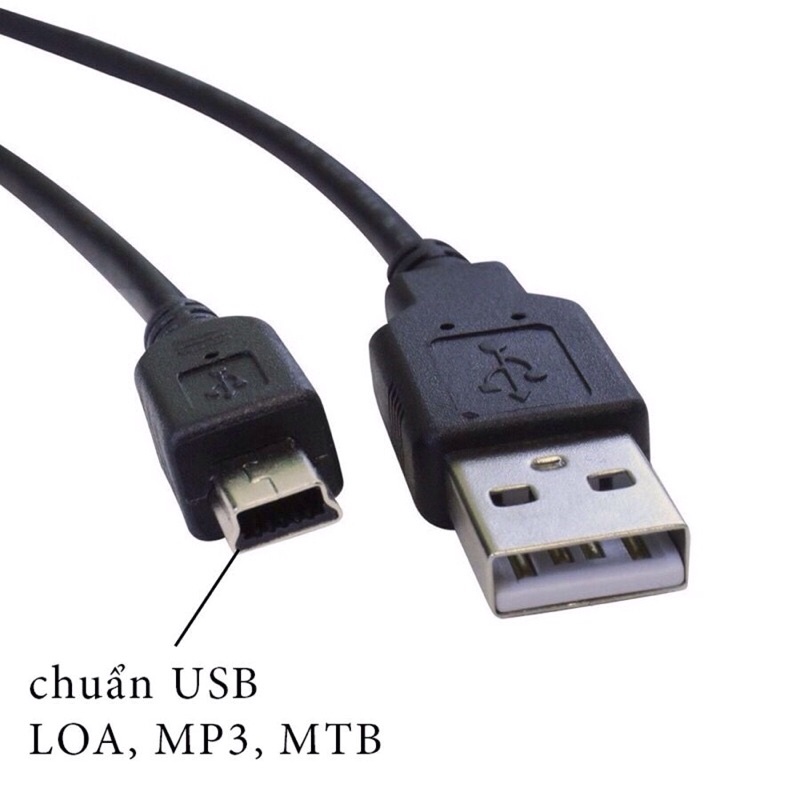 Cáp mini USB sang USB 2.0 Dài 0.4m Hàng Nhập Khẩu