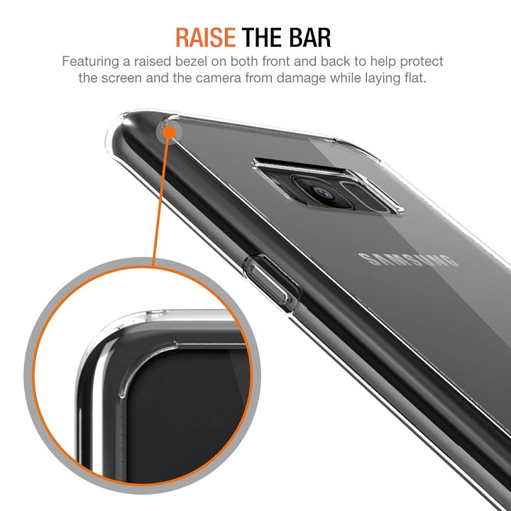 Bô 2 ốp lưng dẻo cho Samsung Galaxy S8 hiệu Ultra Thin mỏng 0.6mm - Hàng nhập khẩu