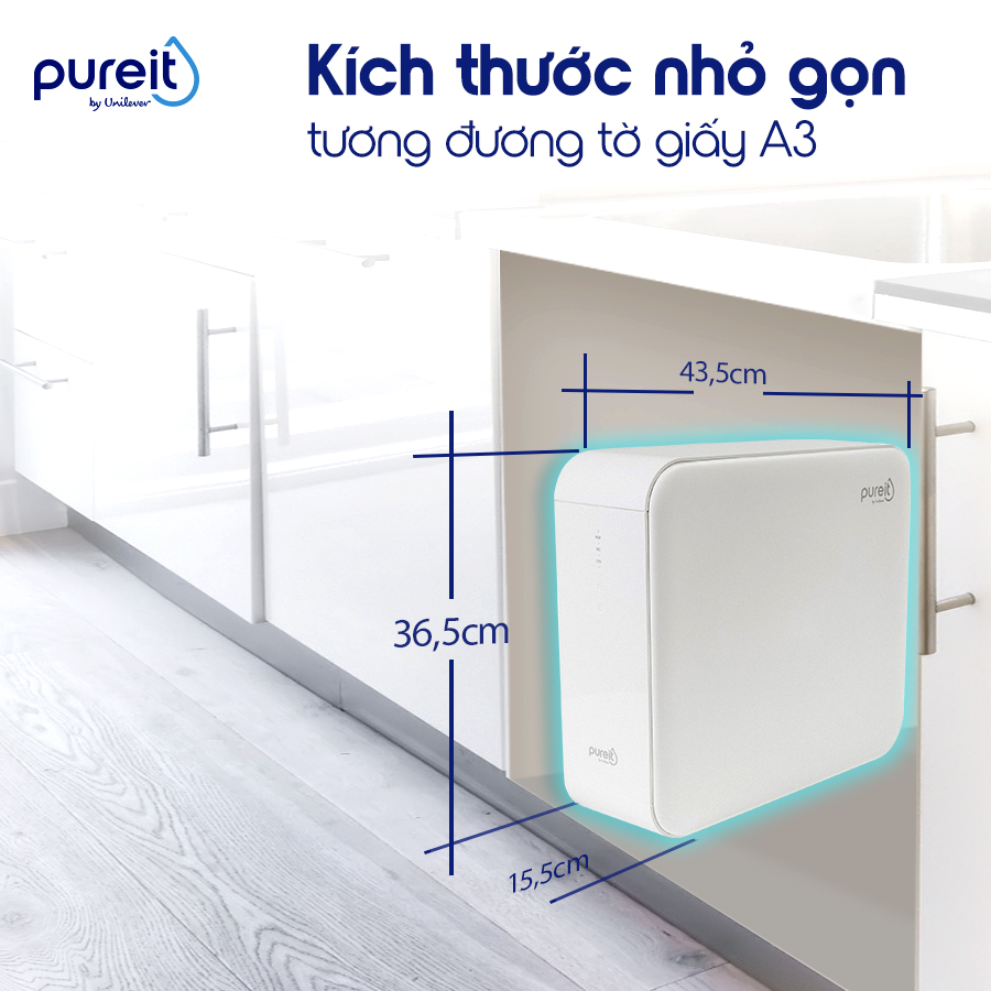 Máy lọc nước Pureit Delica UR5840, Hàng Chính Hãng