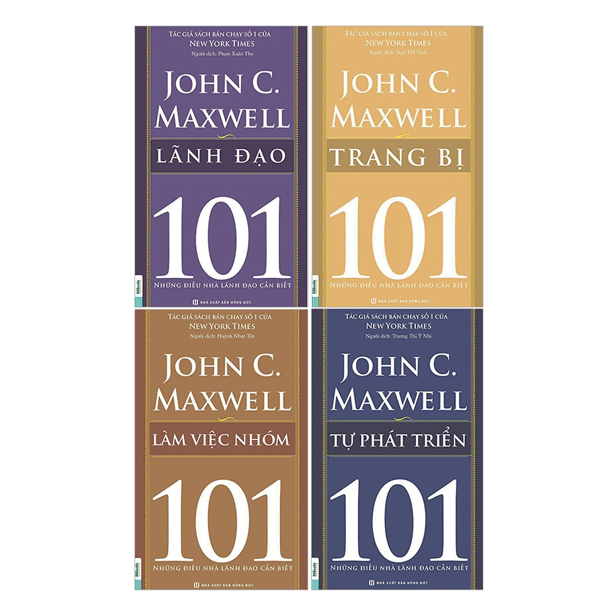 Combo 4 cuốn JOHNC.MAXWELL(Tặng kèm Booksmark)