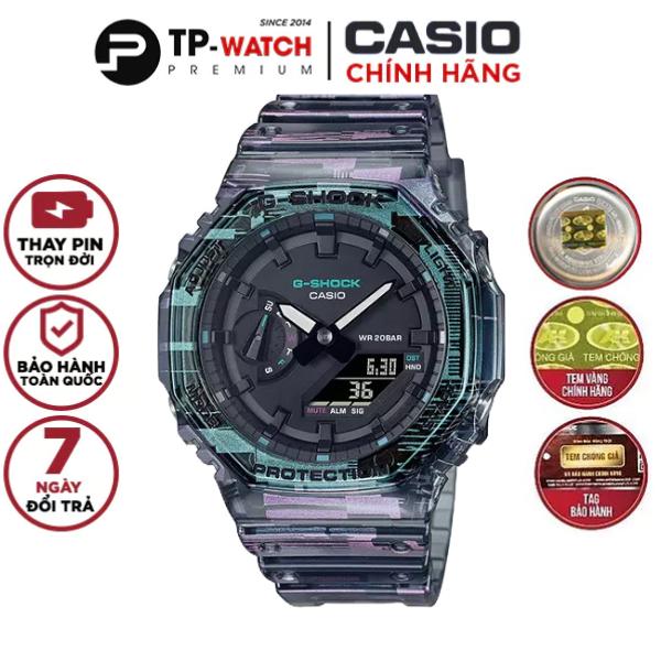 Đồng Hồ Nam Casio G-Shock GA-2100NN-1A Chính Hãng - GA-2100NN-1ADR Carbon Core