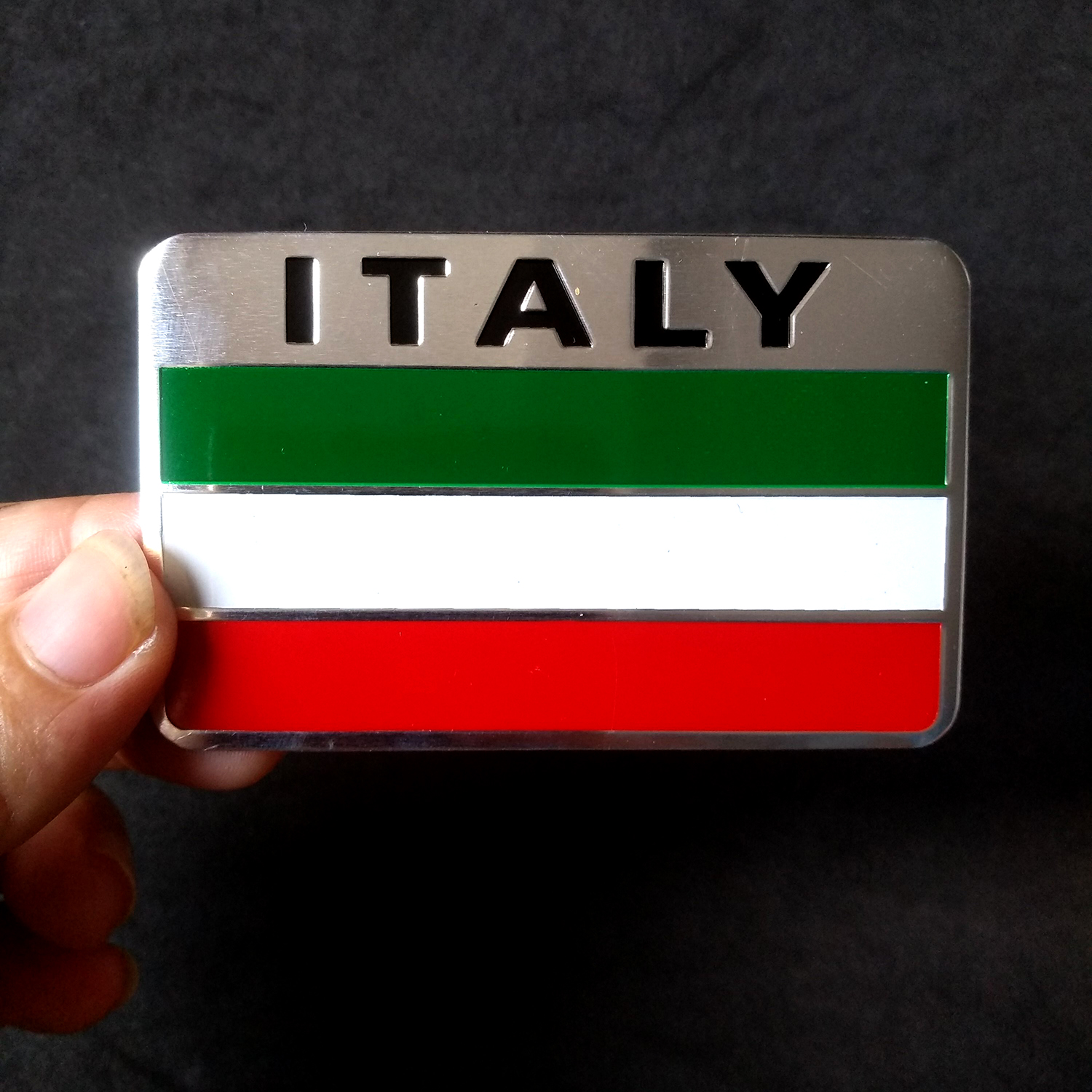 Sticker dán kim loại CỜ Ý - ITALY