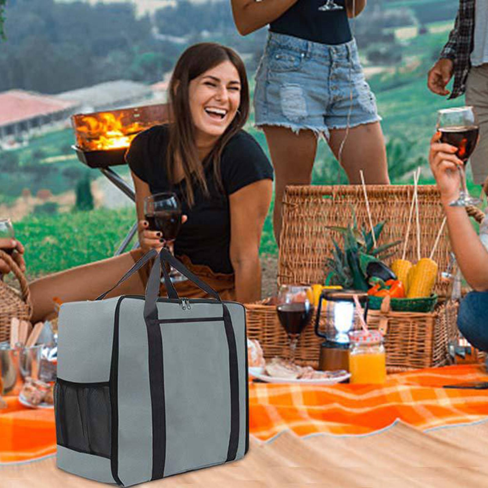 BBQ Grill Storage Carry Bag,Barbecue Tools Kit Accessories,Grill Tool Carry Bag for Outdoor Trip