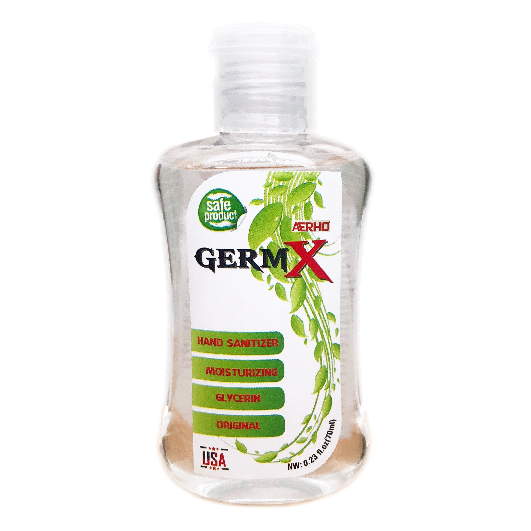 Gel rửa tay khô Aerho GermX diệt khuẩn làm mềm da tiêu diệt đến 99% vi khuẩn 70ml (Hương Baby)