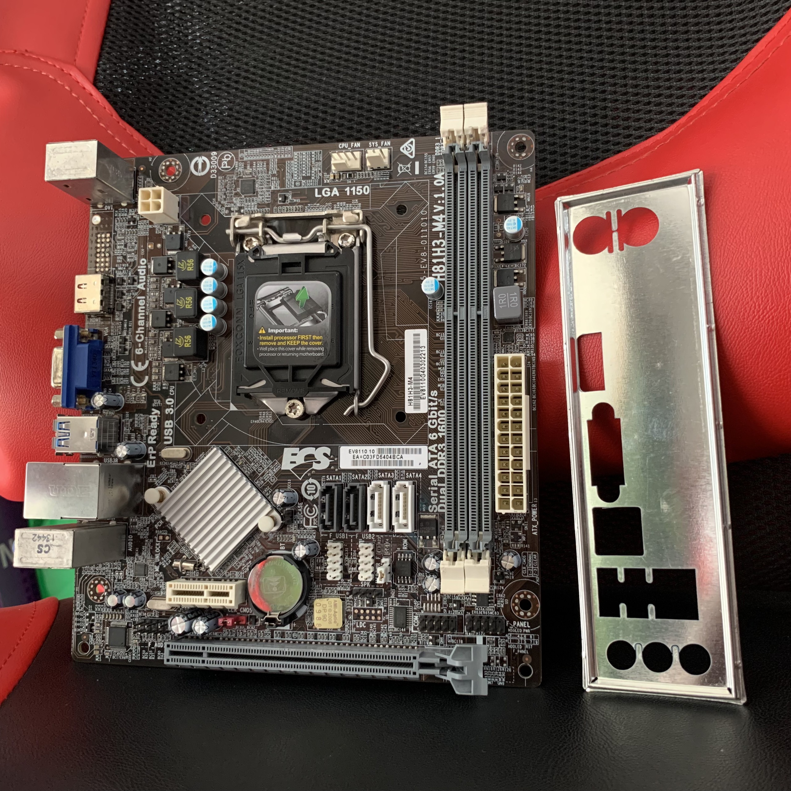 Mainboard ECS H81H3-M4 (Form mATX/ Intel H81 chipset)