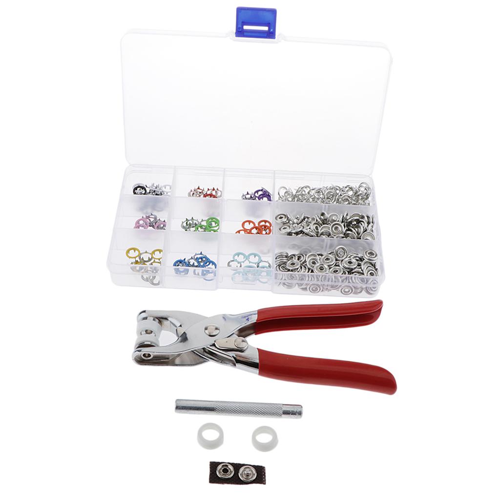100 Bộ Rỗng Năm Móng Vuốt Nút Prong Snap Nút Khóa Cho Quần Áo