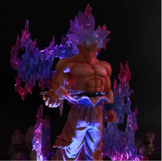 Mô hình Goku supper saiyan Dragon ball có Led 35cm