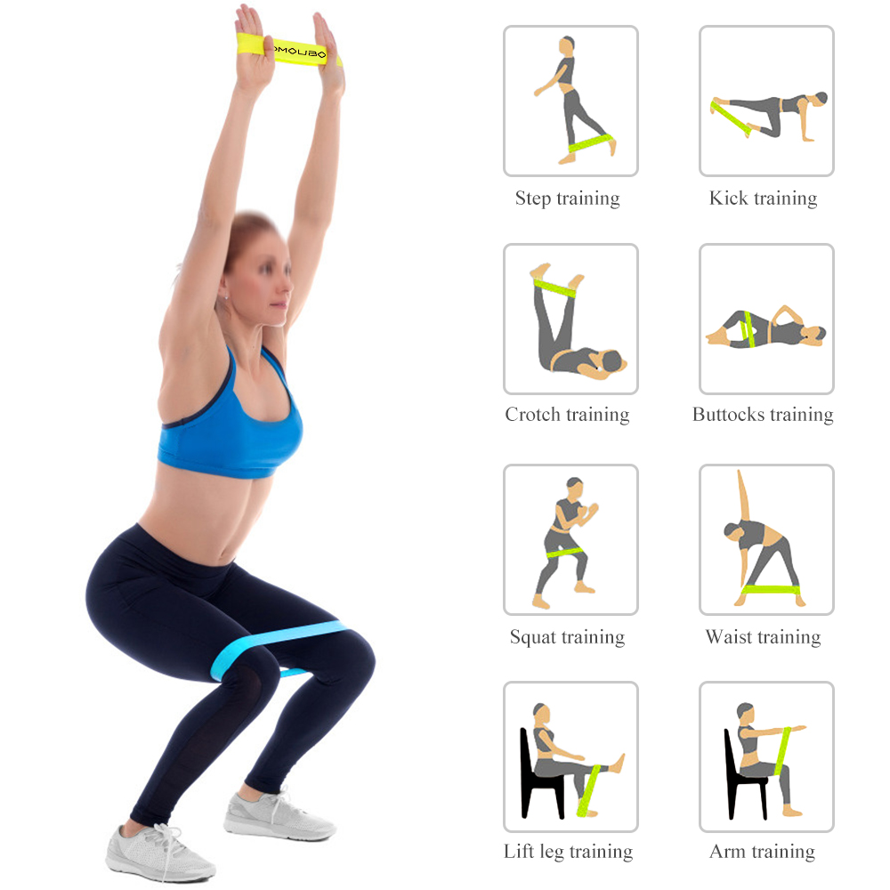 Bộ 5 dây band tập kháng lực vật lý cá nhân tăng sức bền