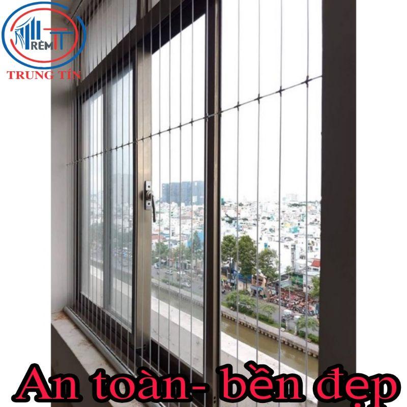 Khóa cáp chữ thập lưới an toàn ban công, cửa sổ