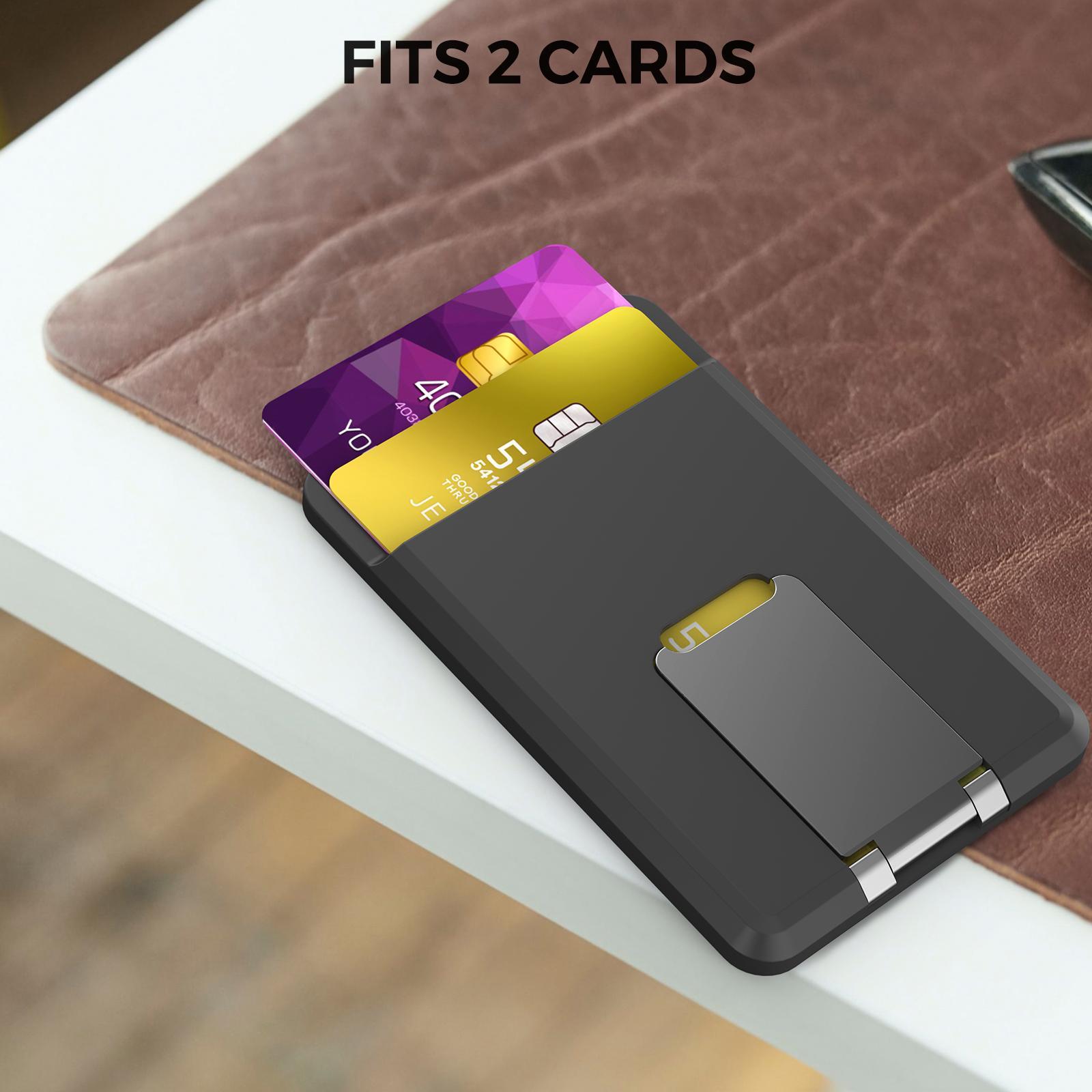 Magnetic Wallet Card Holder for iPhone 13 12 Pro Max Mini
