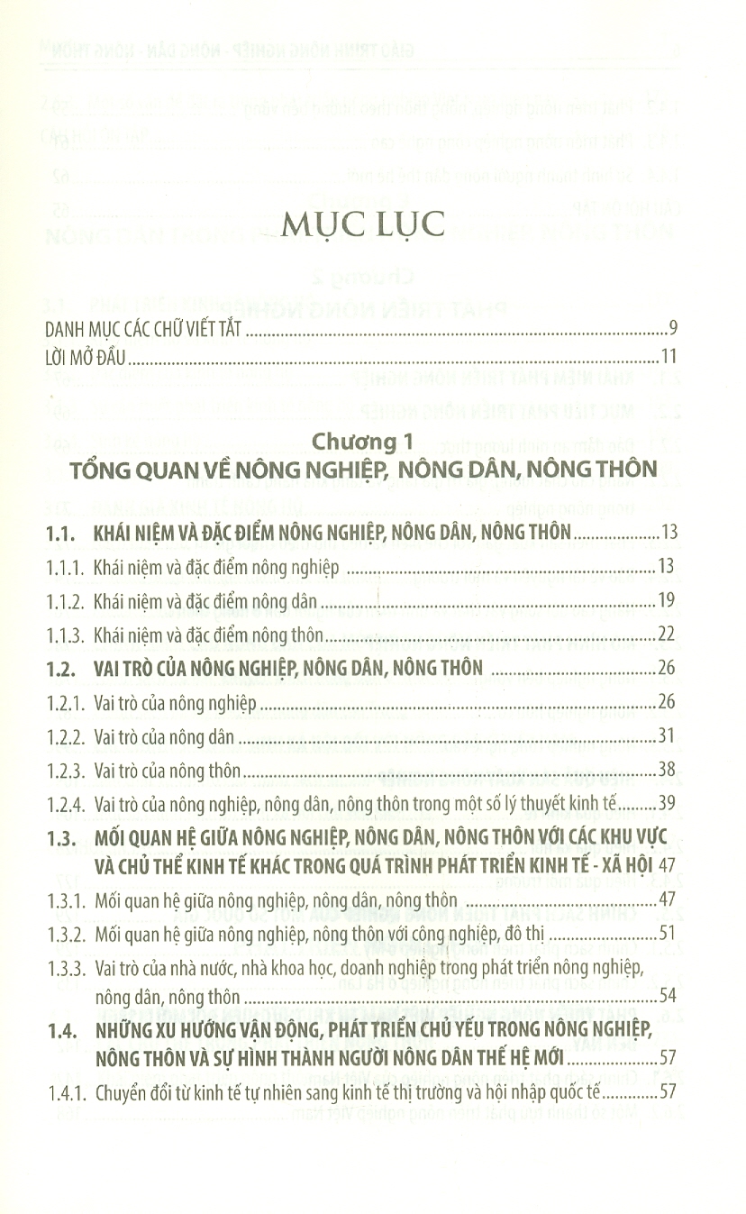 Giáo Trình Nông Nghiệp - Nông Dân - Nông Thôn