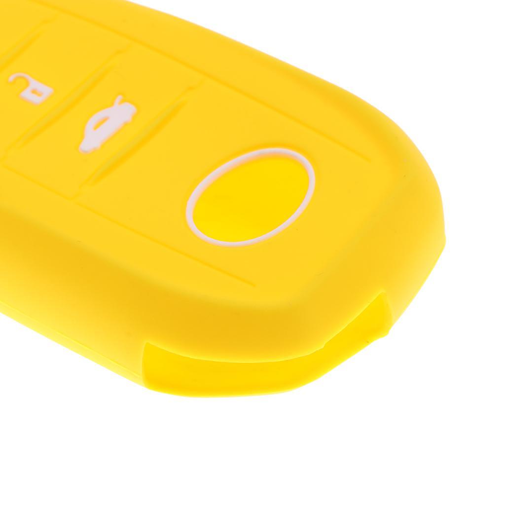 Car Key Silicone 3 Buttons Protective Case Cover For