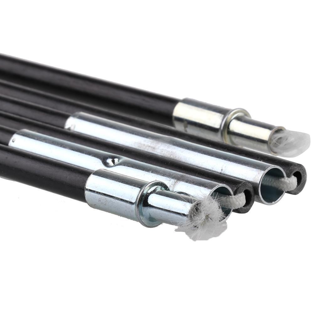 2 Pieces Fiberglass Camping Tent Poles Replacement Kit Accessories