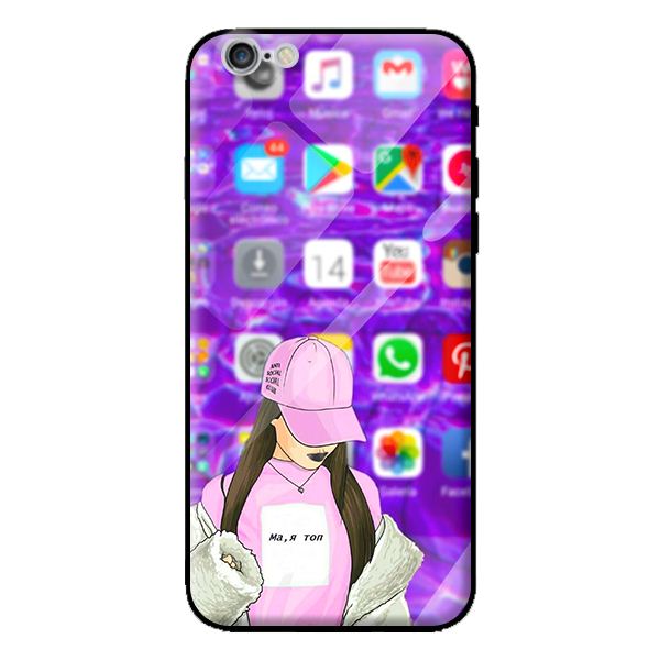 Ốp lưng kính cường lực cho iPhone 6 Plus GIRL 8 - Hàng chính hãng