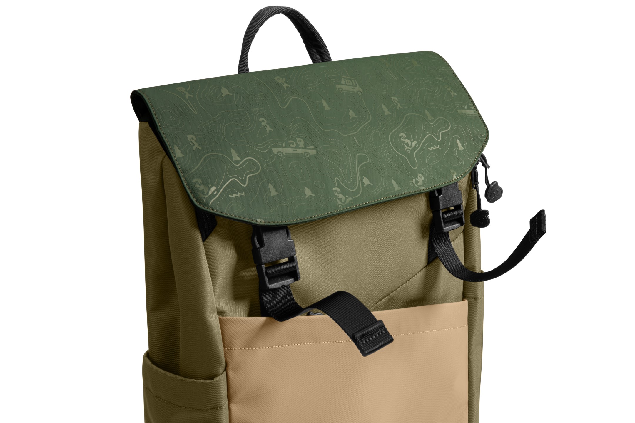 Balo Tomtoc (Usa) Slash Flip Rucksack 18L For Laptop 16″ Green - T64M1T1GC / A64E1