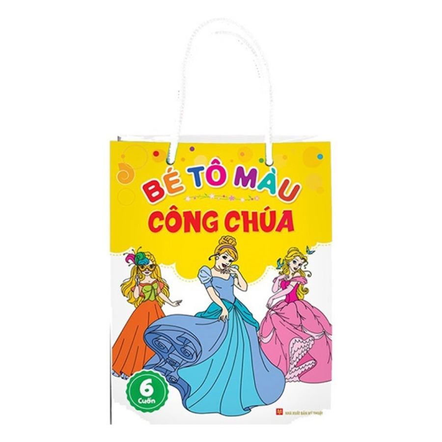 Bé Tô Màu Công Chúa Túi 6 Cuốn