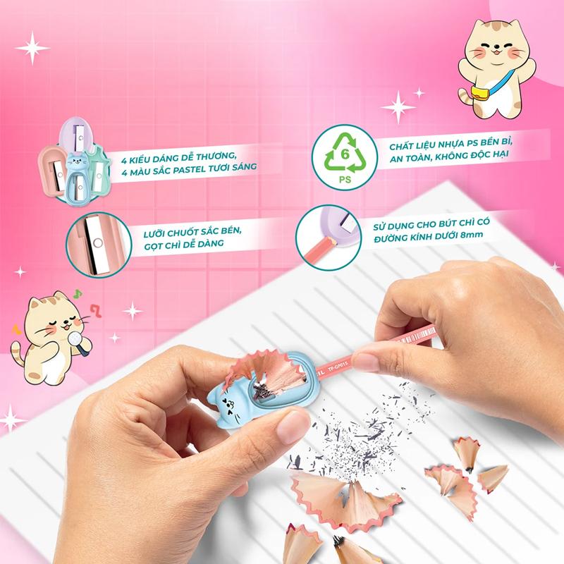 Chuốt Chì Cute - Thiên Long S-022 (Mẫu Màu Giao Ngẫu Nhiên)