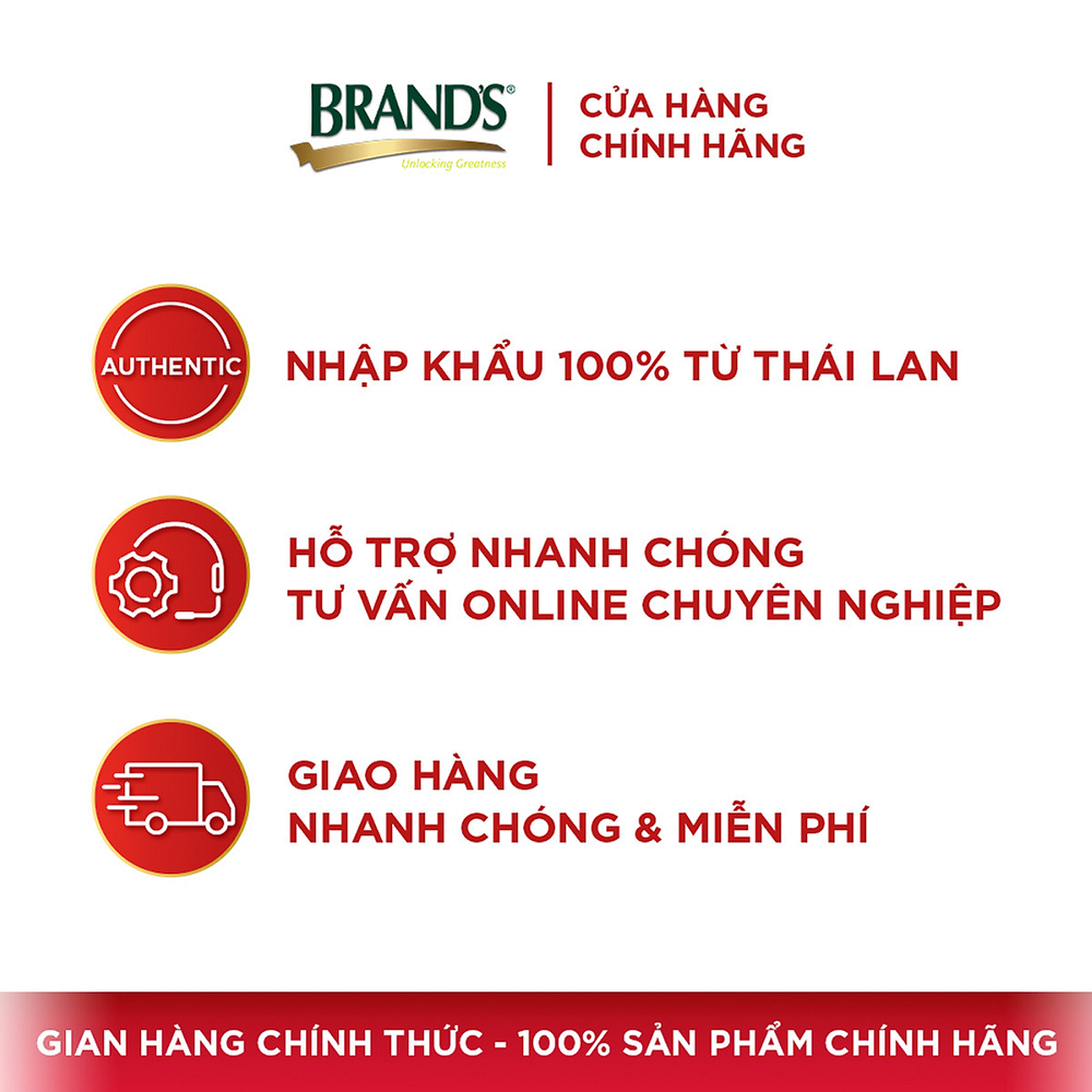 Nước yến thật BRAND'S Đường Phèn