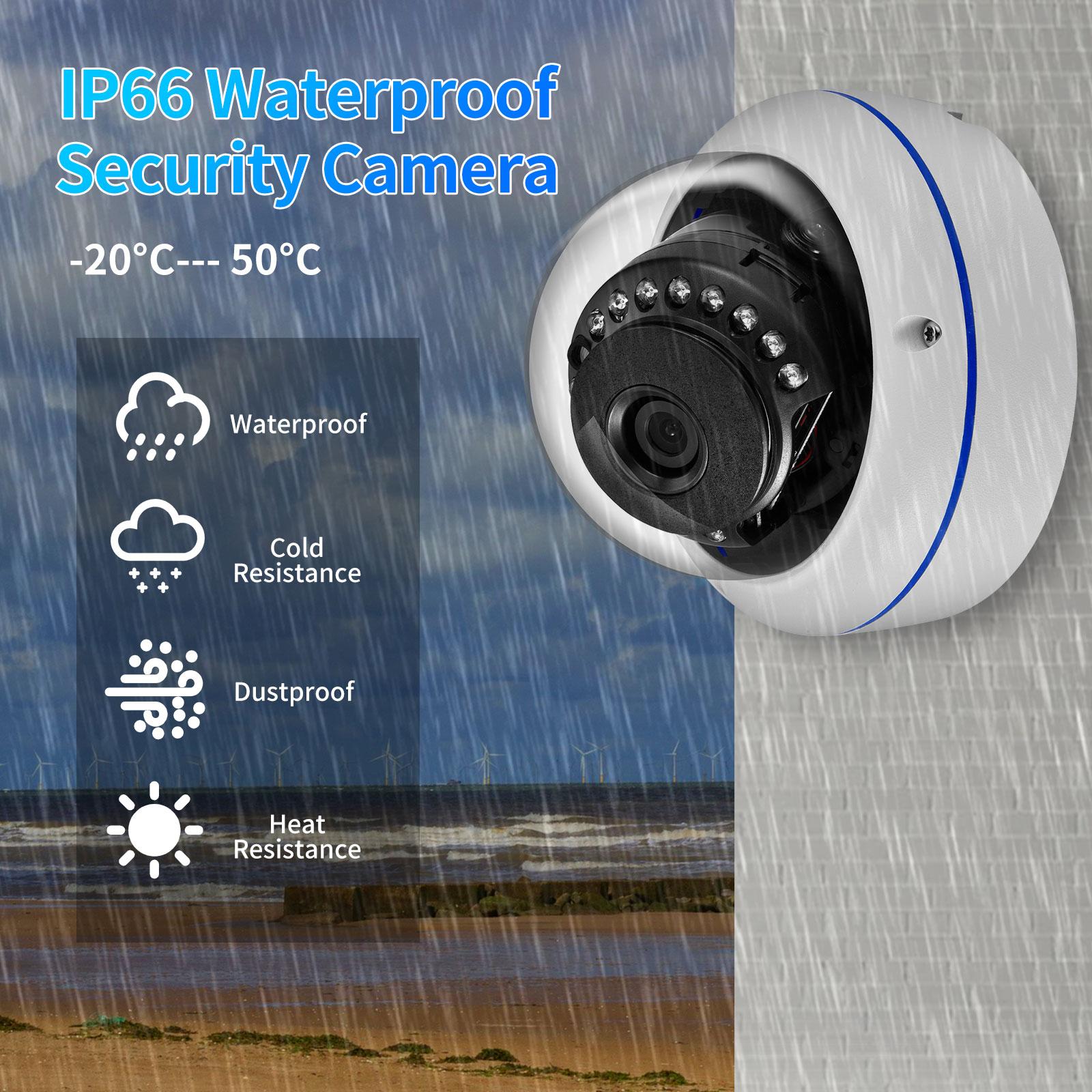 Gadinan 8MP Ultra HD POE Network Video Systemance Hệ thống bảo mật 4K Máy ảnh bảo mật 4CH 8CH NVR Dome Bullet CCTV KIT AUDIO SET