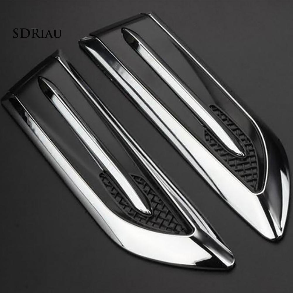 2 Miếng Dán Trang Trí Xe Hơi Hình Vây Cá Mập