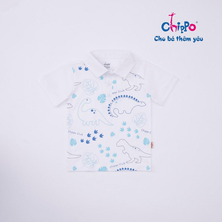 Áo Polo Chippo cho bé trai chất liệu 100% Cotton cho bé từ 1 đến 5 tuổi (10-19Kg)