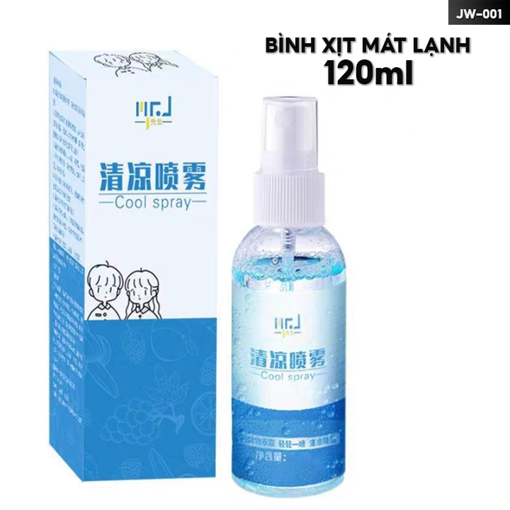 Chai xịt mát lạnh giảm nóng tản nhiệt tức thì trên mọi bề mặt không thể thiếu khi dã ngoại mùa hè JW-001 JW-002