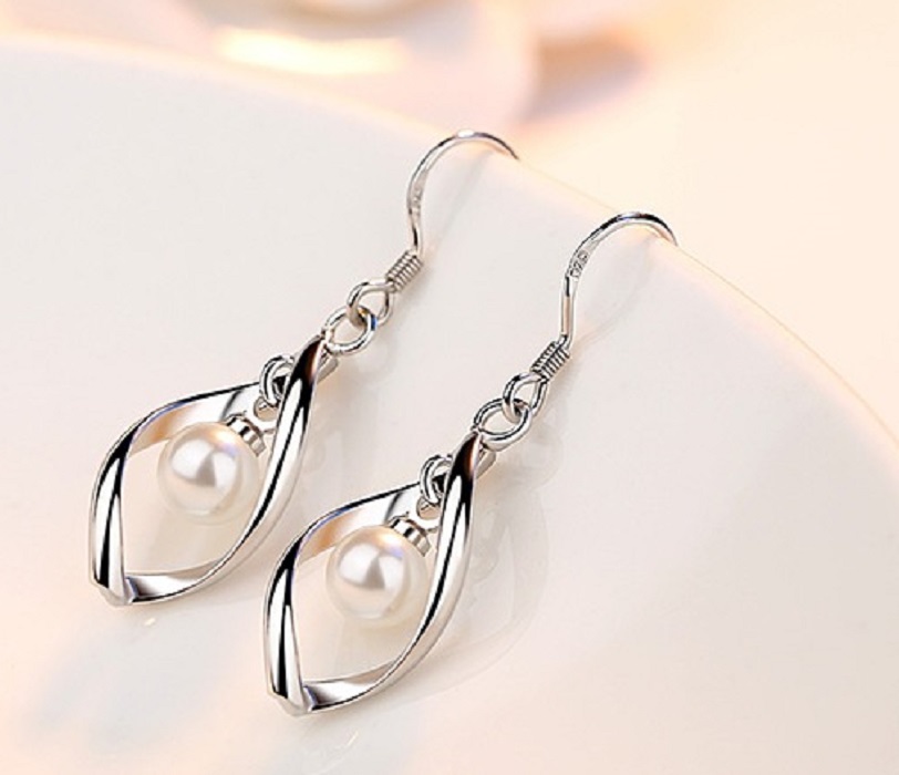 Bông tai nữ ngọc trai Cườm siêu đẹp sang trọng đẳng cấp