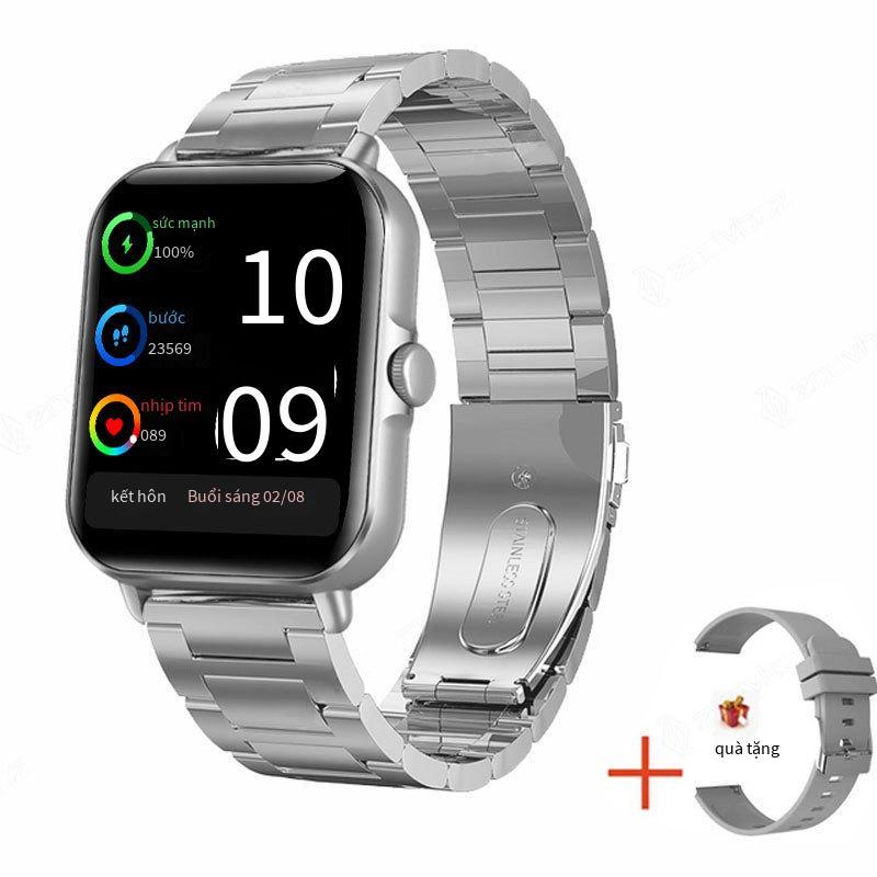Đồng hồ thông minh cuộc gọi Bluetooth L21 theo phong cách mới nhất, màn hình màu 1.69 trợ lý bằng giọng nói, đồng hồ đo nhịp tim huyết áp
