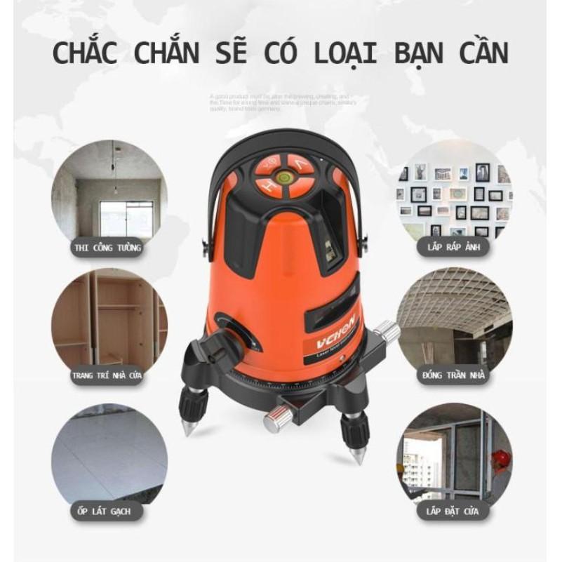 Máy cân bằng 2 tia laser xanh chuẩn xác Vchon
