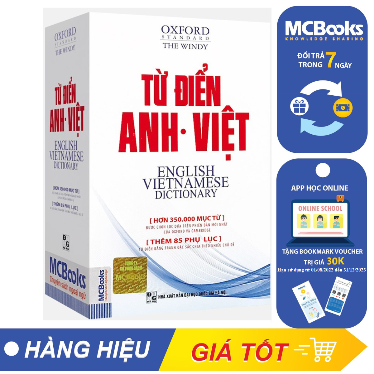 Từ điển Anh – Anh- Việt (bìa mềm trắng)  - TKBooks