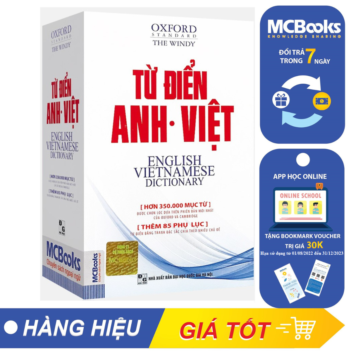 Từ điển Anh – Anh- Việt (bìa mềm trắng) - TKBooks 