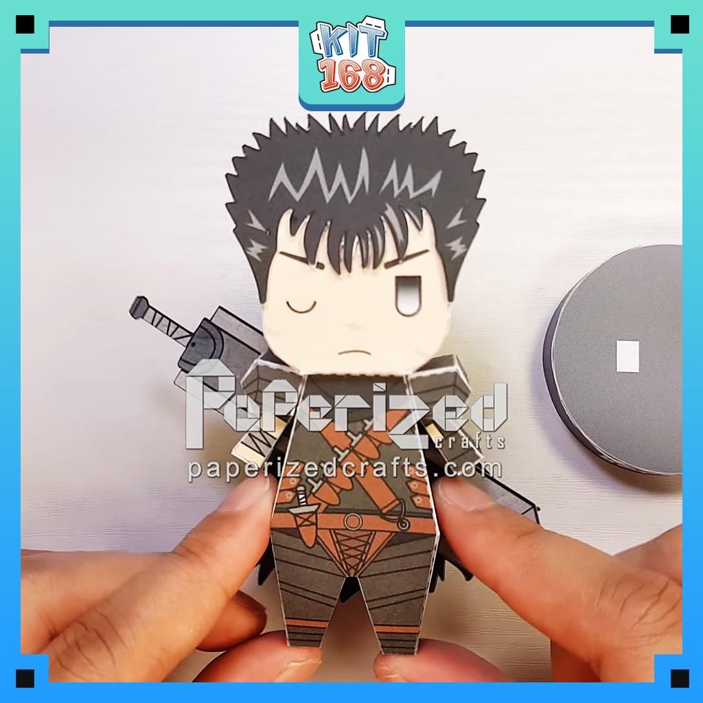 Mô hình giấy Anime Game Chibi Guts - Berserk