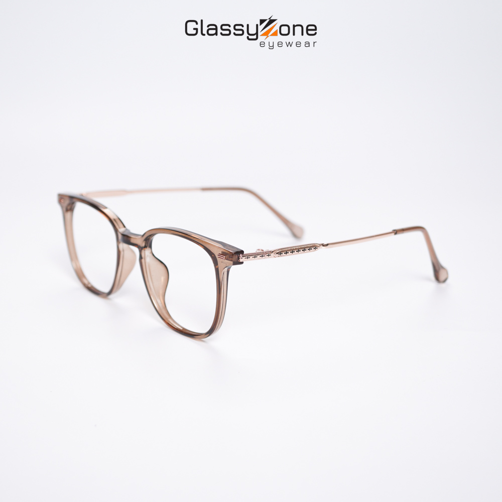 Gọng kính cận, Mắt kính giả cận nhựa dẻo Form vuông Uniex Nam Nữ Philomena - GlassyZone