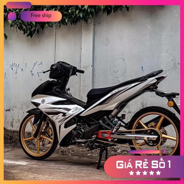 Tem rời Exciter 2019 Rc trắng đen 3 lớp cao cấp bảo hành màu sắc vĩnh viễn