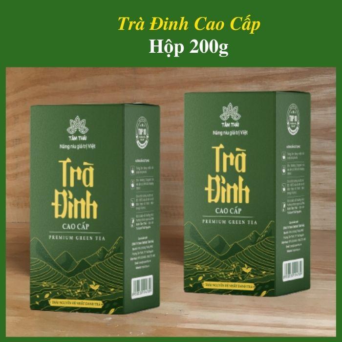 Trà Đinh Thái Nguyên Cao Cấp Hộp 200g Trà Xanh Tâm Thái Trà Đinh Tân Cương Thái Nguyên Cao Cấp Hộp 200g