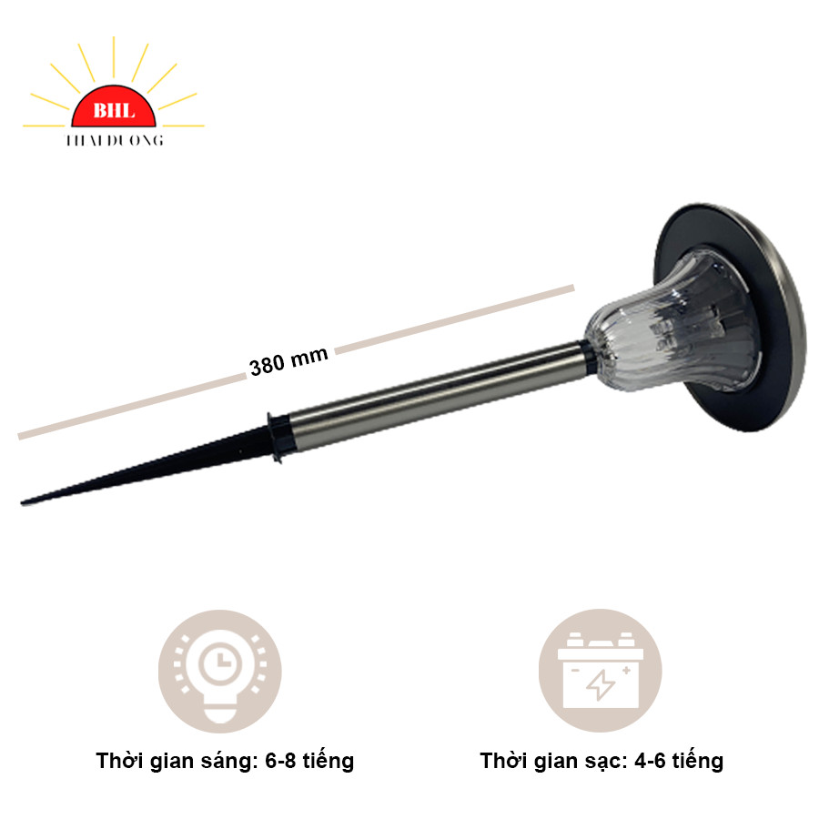 Đèn Năng Lượng Led Sân Vườn 3W - Siêu Sáng