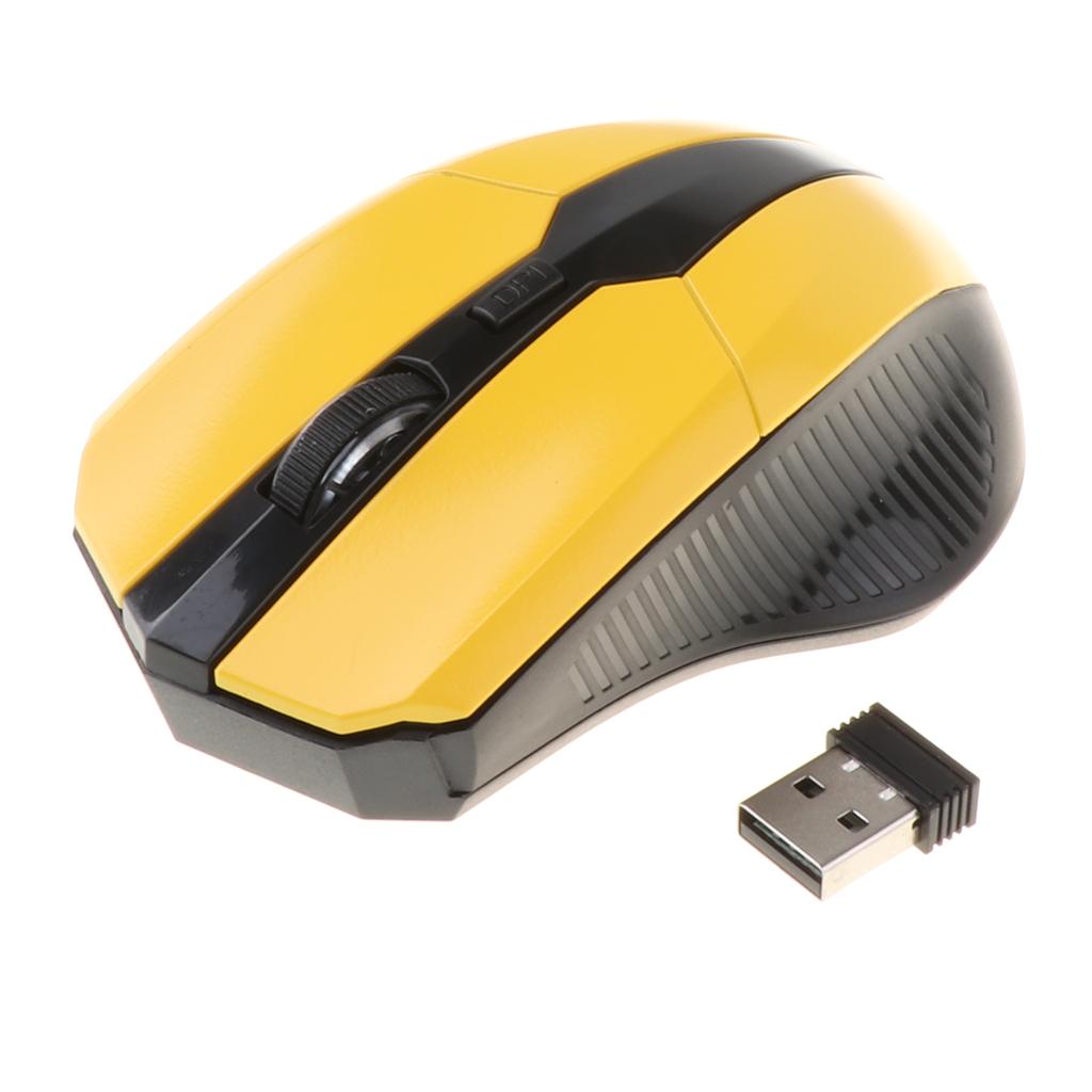 Ergonomic Wireless Mobile Optical Mice with USB Receiver 1600 DPI Optical Mouse