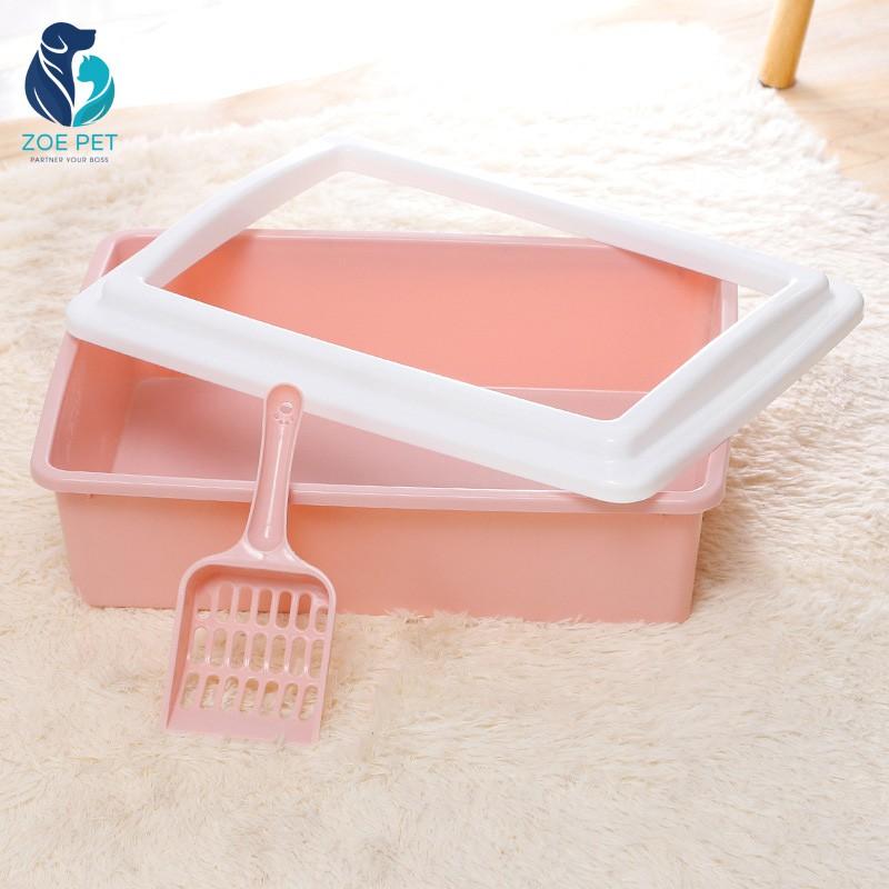 CHẬU VUÔNG ĐỰNG CÁT VỆ SINH CHO MÈO
