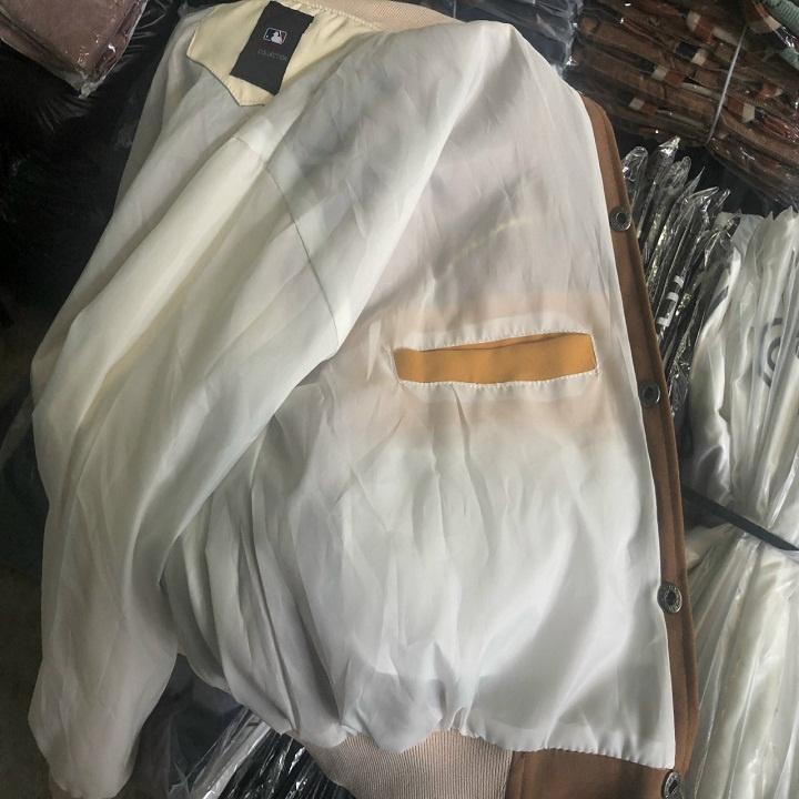 Áo Khoác Bomber Croptop Da Lộn Kiểu Lửng Chữ DREAM Có Túi Trong 2 Lớp Lót Dù - TEEN ĐẸP - Phong Cách Hàn Quốc Chống nắng