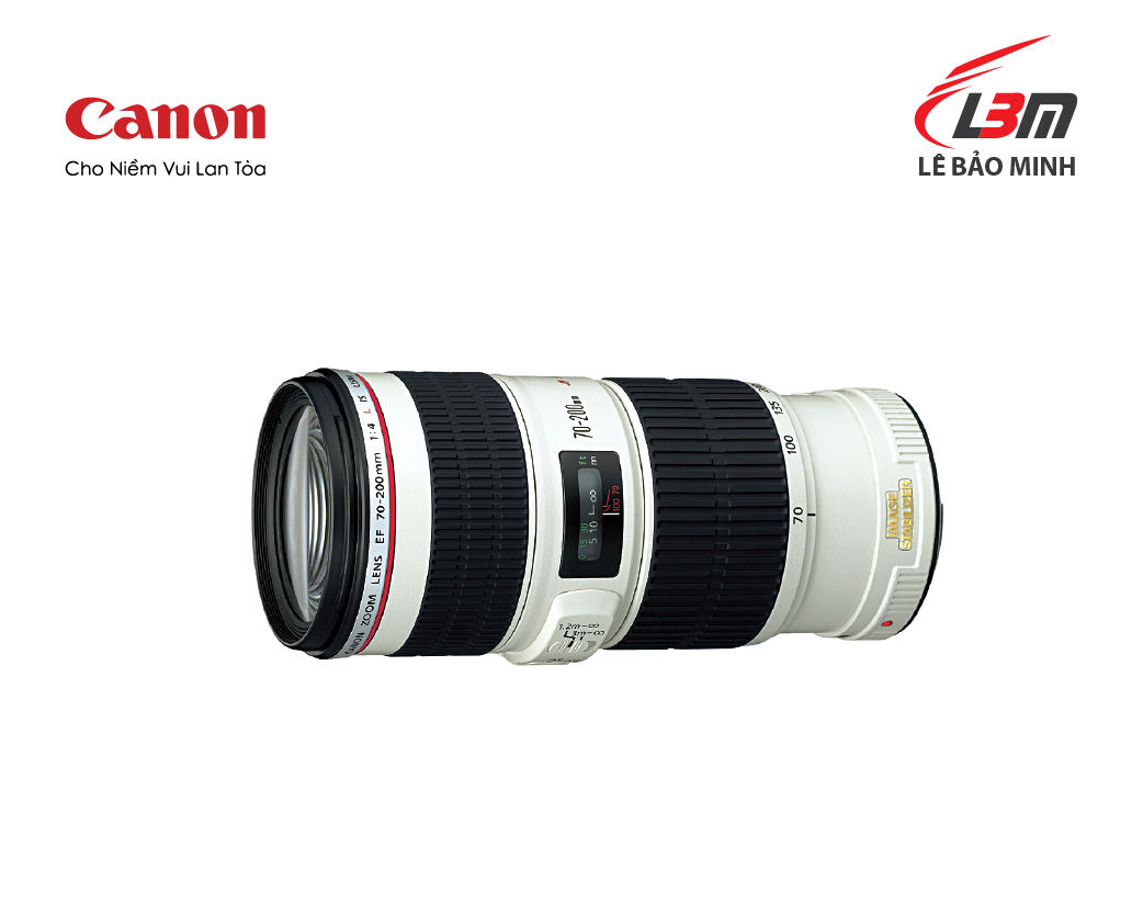 Ống kính Canon EF 70-200mm f/4 L USM - Hàng Chính Hãng