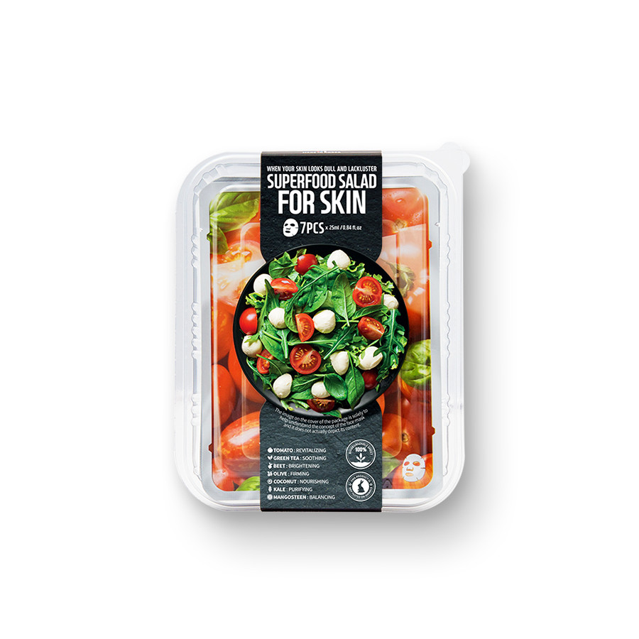 Combo Mặt Nạ Salad FarmSkin ( Hộp 7 miếng )